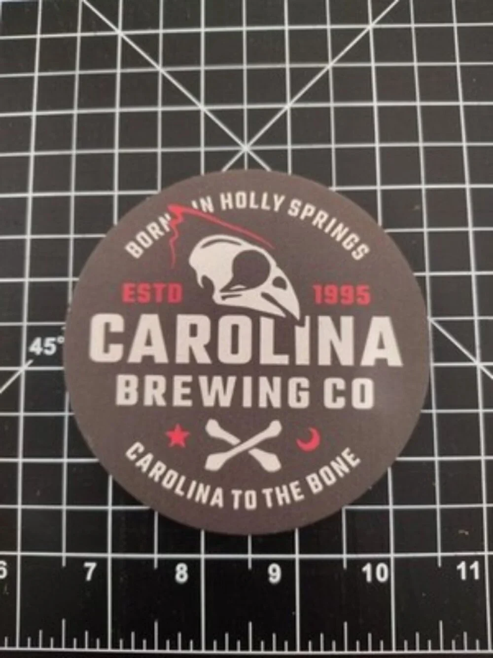 Beer Coaster ~ CAROLINA Brewing Co Holly Springs NORTH CAROLINA Est 1995 10 Pack